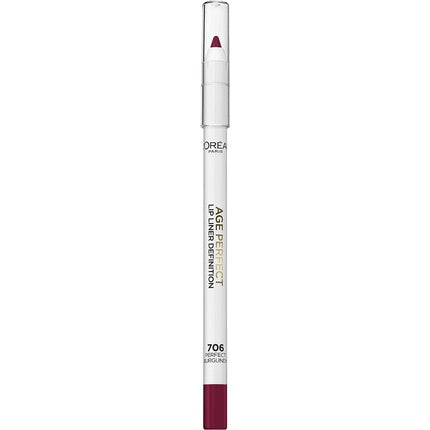 Creion contur buze L'Oréal Paris Age Perfect, Tom 706 Perfect Burgundy