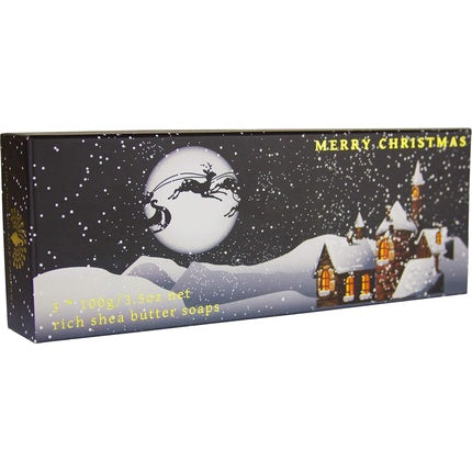Săpun de mână The English Soap Company - Winter Village Gift Boxed 3 x 100g