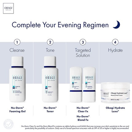 Cremă anti-îmbătrânire Obagi Medical Nu-Derm Blend Fx alb 56g
