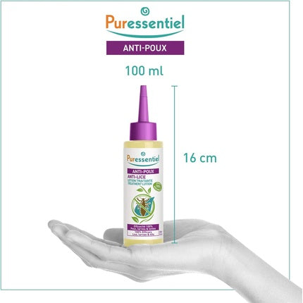 Loțiune Anti-Păduchi, Puressentiel, 100 ml, pipetă aplicator, formulă naturală