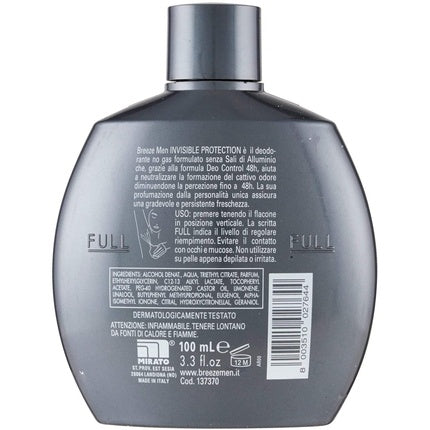 Deodorant aerosol, Breeze, Men, 100 ml
