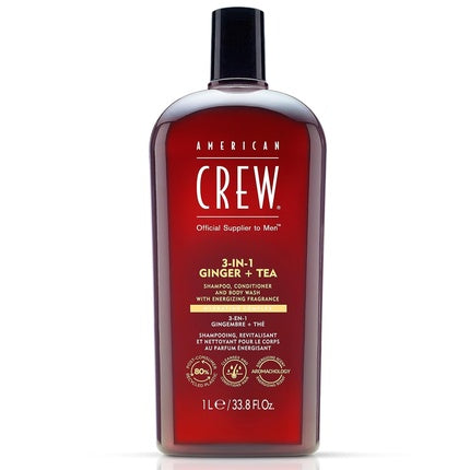 Sampon, American Crew, 3-IN-1 Ginger + Tea, 997g