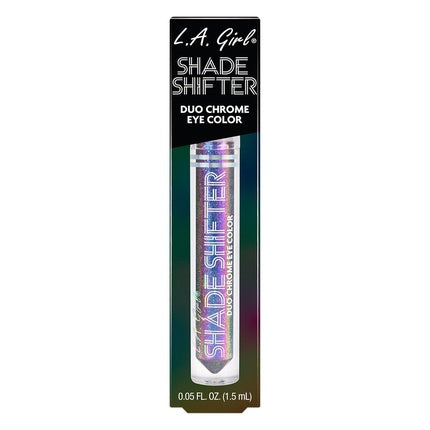 L.A. Girl Shade Shifter Duo Chrome Eye Color Tinsel Ges244, fard de ochi duo, argintiu și violet