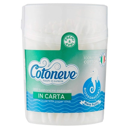Bețișoare meșe Cotoneve, antibacteriene, 100 bucăți