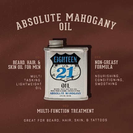 Ulei corp, 18.21 Man Made, Absolute Mahogany, 60 ml