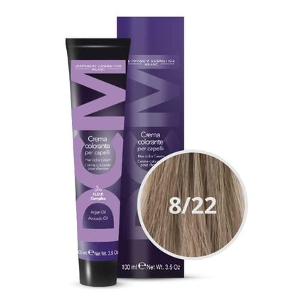 Crema colorantă pentru păr, Lisap W Color, 8/22 Argilă de Apus, 100ml