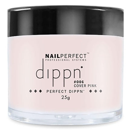 Pudră Dip Powder Nail Perfect #006 Cover Pink, 25g, culoare roz deschis