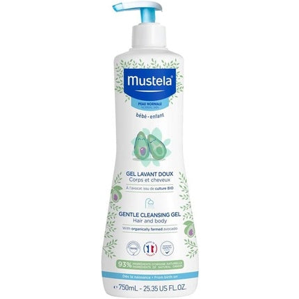 Gel de curatare gentila, Mustela Bebe, 750ml