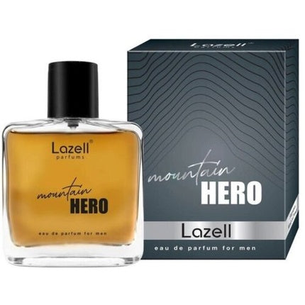 Eau de Parfum Lazell Mountain Hero pentru Bărbați, 100ml, Negru
