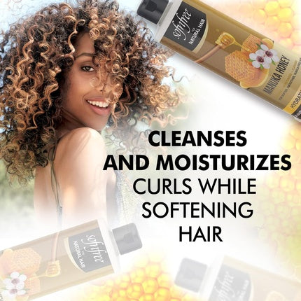 Șampon Fără Sulfați Natural Hair, Manuka Honey & Avocado, pentru păr curb și ondulat, 350ml