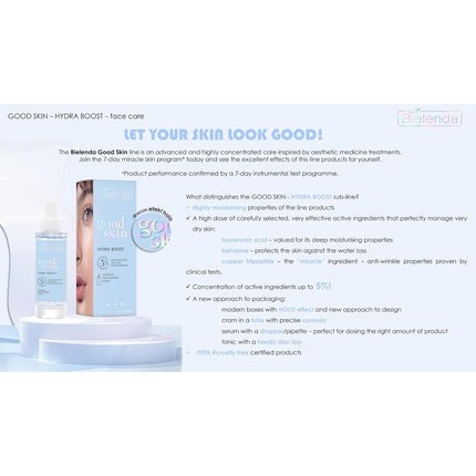 Spray facial, Bielenda, Hydra Boost, albastru