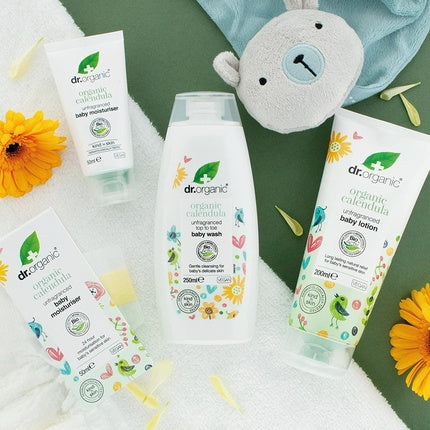 Gel de duș și șampon, Dr Organic, Calendula, 250ml