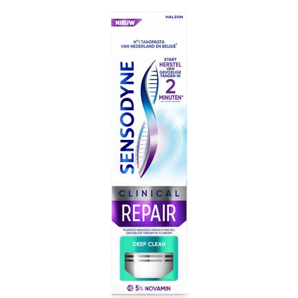 Pastă de dinți Sensodyne Clinical Repair Deep Clean, 5% Novamin, 114 g