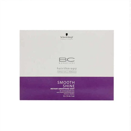 Condiționator fără clătire Schwarzkopf Bonacure Smooth Shine Instant Smoothing Shot, 8x10ml