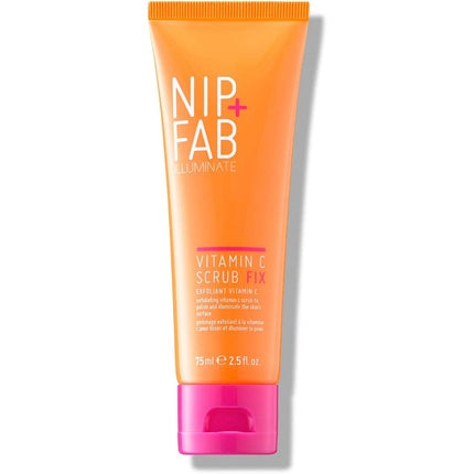 Exfoliant facial Nip+Fab, Scrub cu vitamina C, 75ml, portocaliu