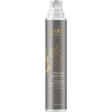 Ulei de corp Curaloe Deluxe, 100ml, argintiu