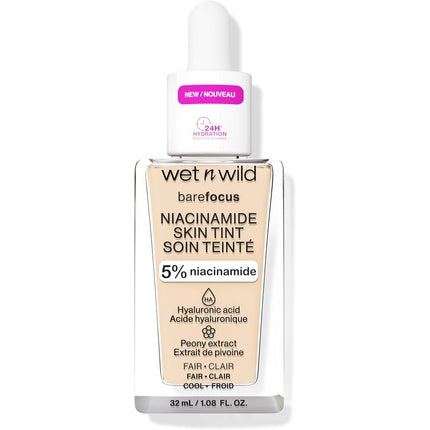 Fond de ten Wet 'N' Wild Bare Focus Fair, niacinamida, 120g