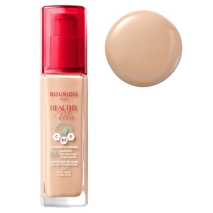 Fond de ten Bourjois Healthy Mix Clean, 51.2W Golden Vanilla, 30ml