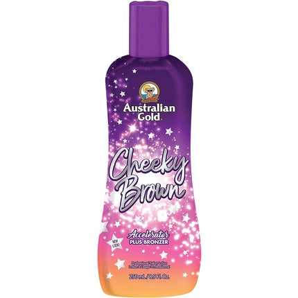 Loțiune autobronzantă Australian Gold Cheeky Brown Accelerator cu Bronzer și Extracte Botanice 250ml