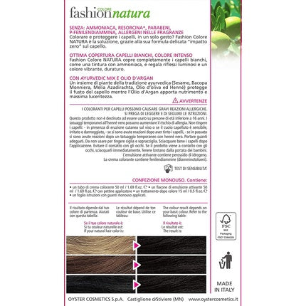 Vopsea Păr, Oyster, Fashion Natura, Castaniu Închis