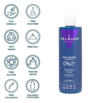Șampon, Valquer, Acid Hialuronic, 400ml