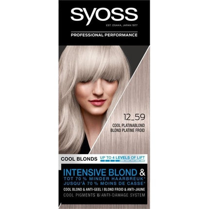 Vopsea de păr Syoss 12-59 Blond Rece