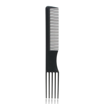 Pieptene Eurostil Curved Black 19cm, negru, plastic
