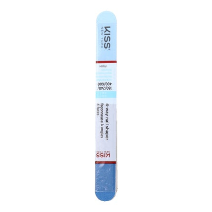 Piesă de manichiură, Red Kiss, 4 Way Nail Shaper, albastru, 13.2 cm