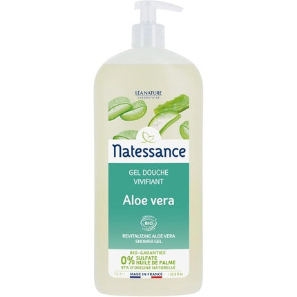 Gel de Duș Natessance cu Aloe Vera Organic Fără Sulfat