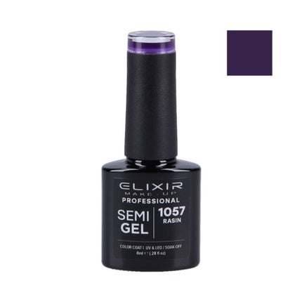 Lac de unghii hibrid Elixir 1057 Rasin, 8ml