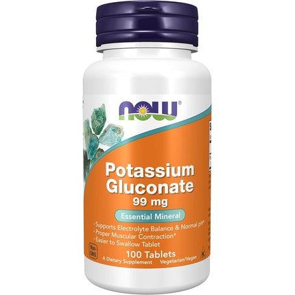 Now Foods Potassium Gluconate 100 CT - Supliment Mineral