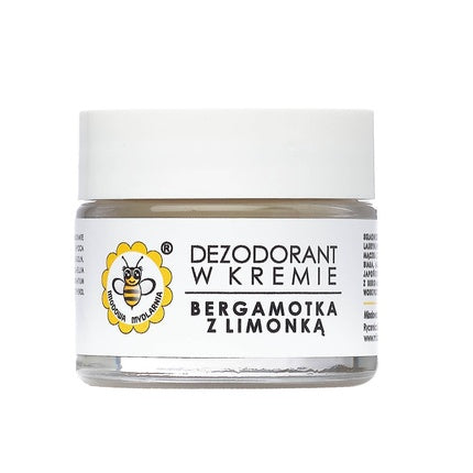 Deodorant Cremă Honey Soap Factory Bergamotă cu Lămâie Verde 55g