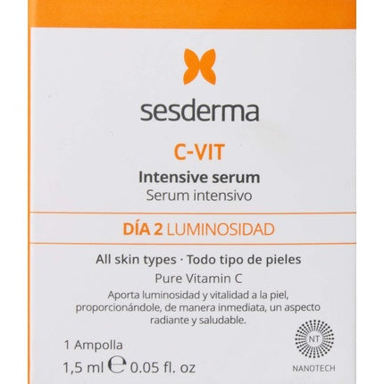 Serum facial, Sesderma, C-VIT și Acglicolic, portocaliu și roz