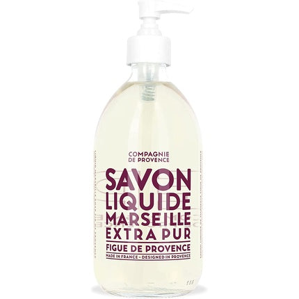 Săpun lichid pentru mâini, Compagnie de Provence, Figue de Provence, 495ml, transparent cu pompă