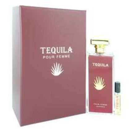 Set Cadou Parfum Tequila Pour Femme, 3.3 Oz + 0.17 Oz, EDP Spray
