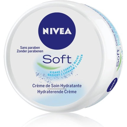 Cremă hidratantă pentru față, corp și mâini, Nivea Soft, 50ml