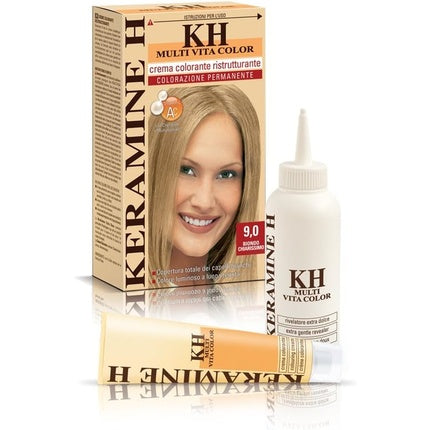 Cremă colorantă pentru păr, Keramine H, Very Light Blonde, 435 g