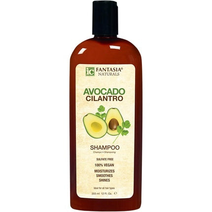Șampon Fantasia Naturals Avocado & Cilantro, 355 ml
