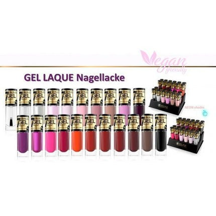 Gel de unghii Eveline, Gel Laque, Nr.92, roșu, 8ml