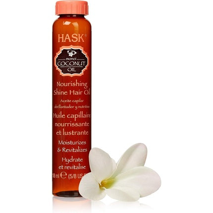 Ser de Păr HASK cu Ulei de Cocos Monoi, 18ml