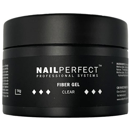 Gel de unghii Fiber, NailPerfect, 14g, transparent