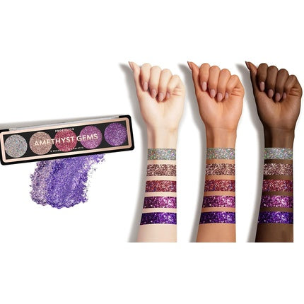 Fard de pleoape, Profusion Cosmetics, Amethyst Gems, glitter