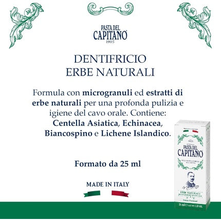 Pasta de Dinți Pasta Del Capitano 1905 Natural Herbal 25ml