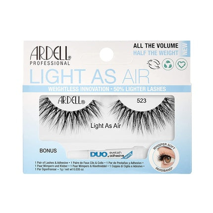 Gene false Ardell Light As Air 523, adeziv DUO, transparent