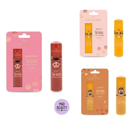 Balsam buze Disney, Regatul Leului, Simba/Timon/Pumba, design personaj, capacitate 32g