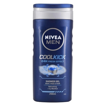 Gel de duș, Nivea, Men Cool Kick, 250ml