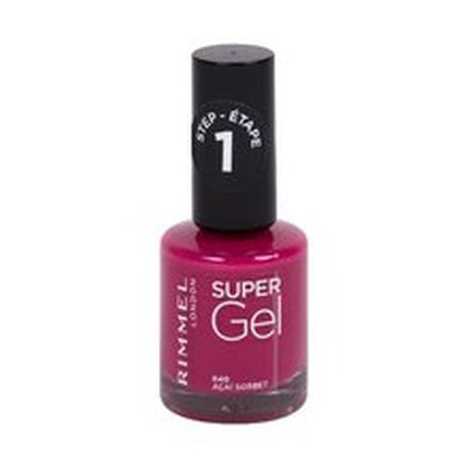 Rimmel Super Gel Step1 Nail Polish, 12 ml, 095 Going For Gold