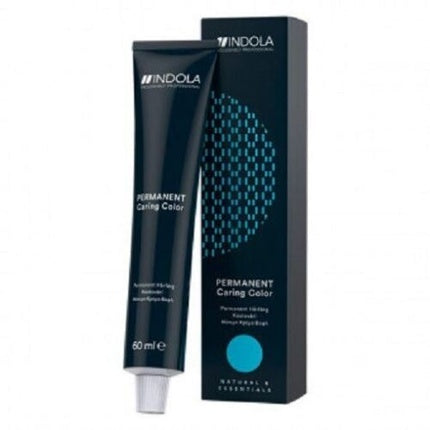Indola Permanent Caring Color, 60ml, Negru cu accente albastre