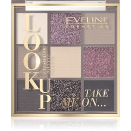 Fard de pleoape, Eveline Cosmetics, Look Up Take Me On, nuante roz si bronz