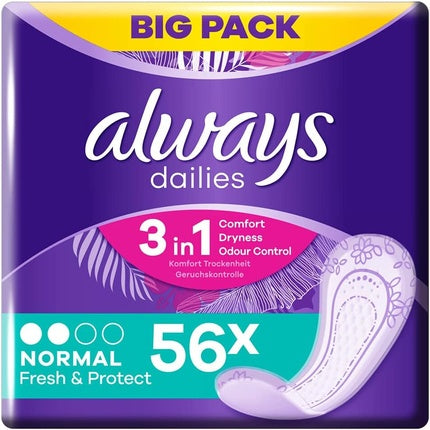 Protecții Intime Always Daily Fresh Normal 56 buc